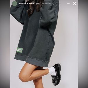 Daily Drills Black Washed Hoodie